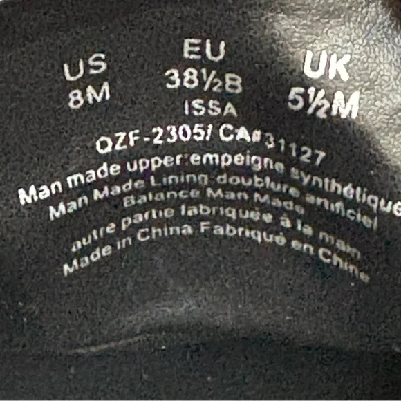 DKNY Issa Metal Logo Loafers Black Vegan Leather Slip-On Size 8 - Picture 6 of 6